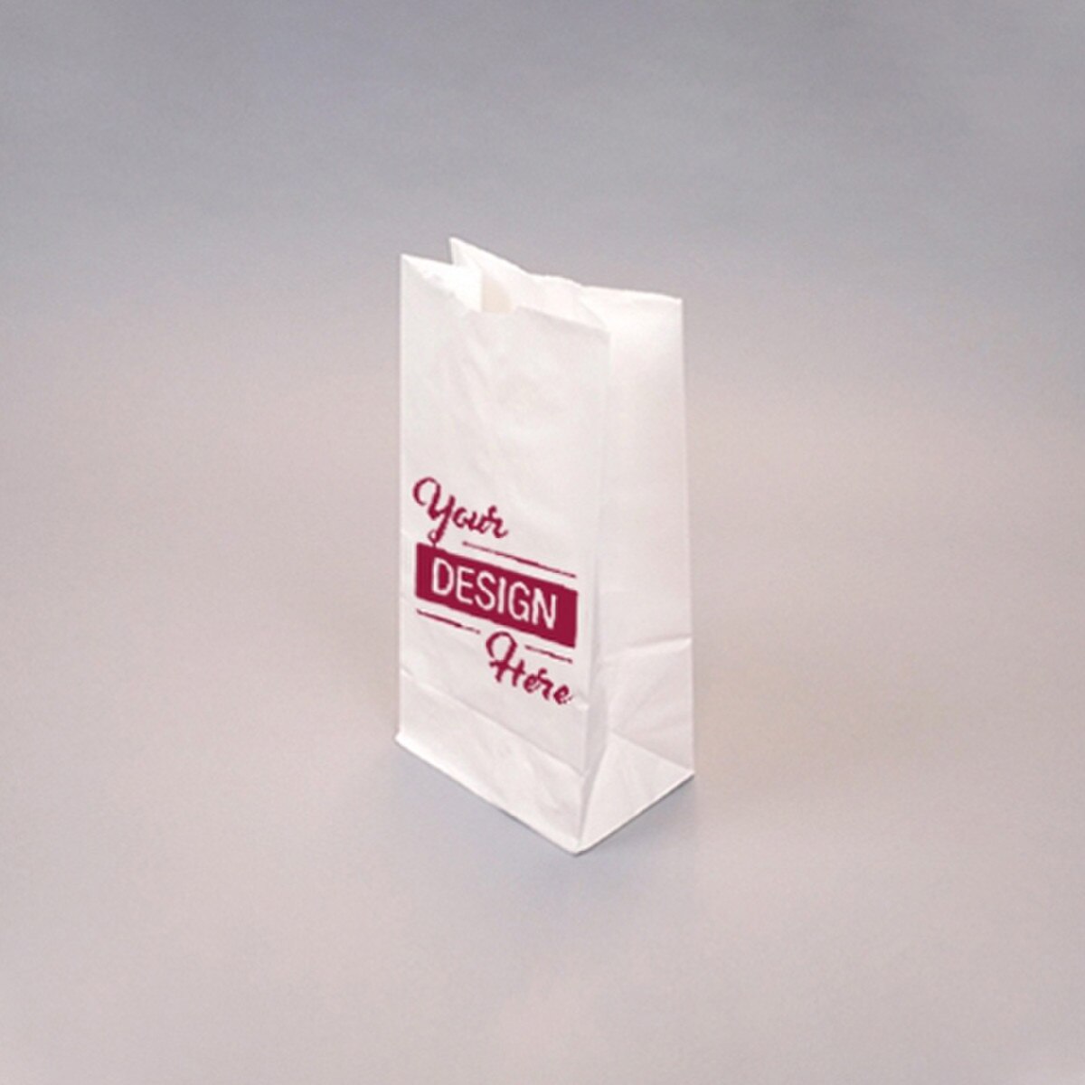 Custom-Printed White Kraft 2-lb Bag